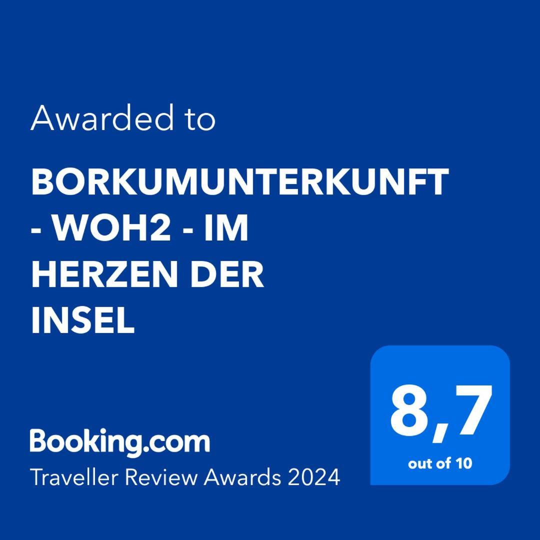 Borkumunterkunft - Woh2 - Im Herzen Der Insel Extérieur photo
